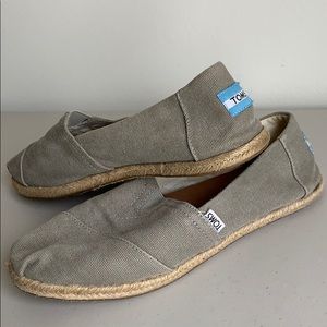 Toms Grey Espadrille Alpargata